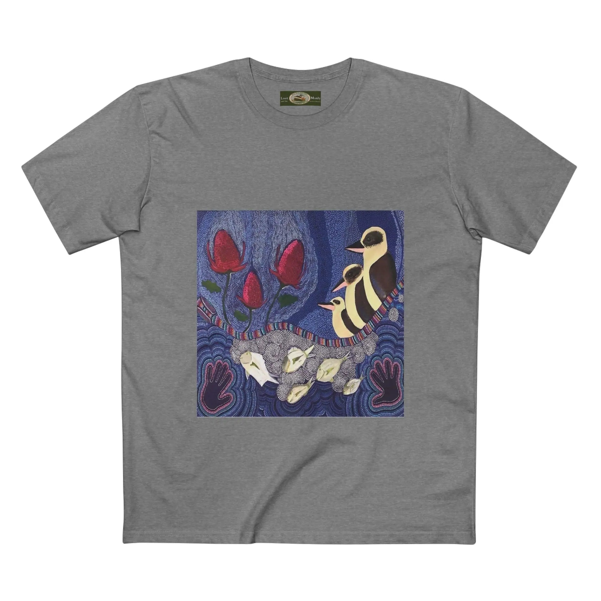 Australian Natives painting Northern Beaches printed T-Shirt 