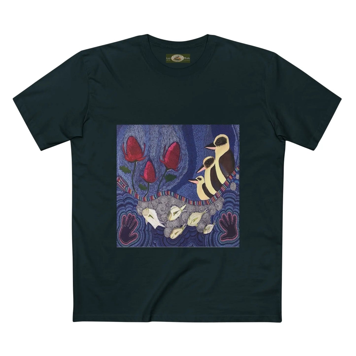 Australian Natives painting Northern Beaches printed T-Shirt 