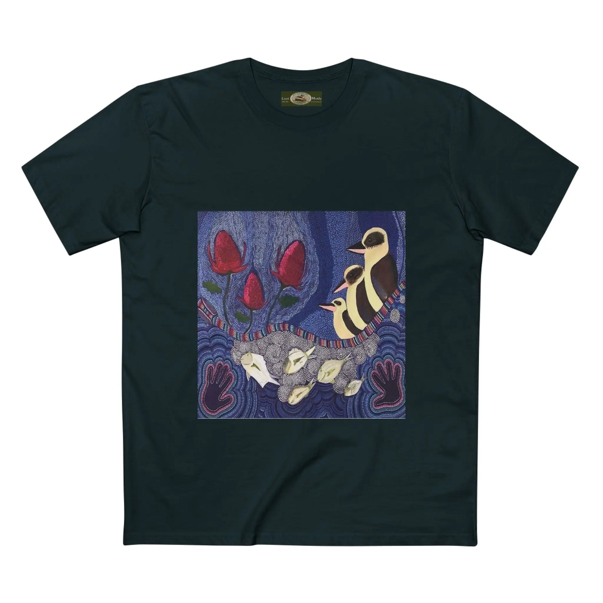 Australian Natives painting Northern Beaches printed T-Shirt 