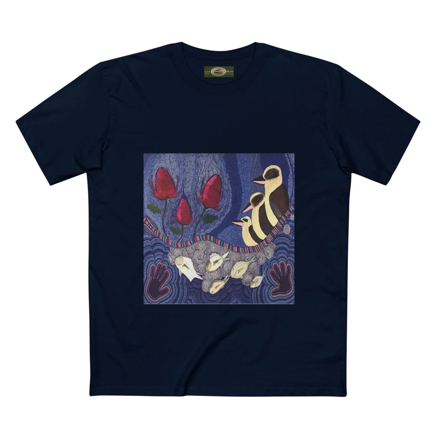 Australian Natives painting Northern Beaches printed T-Shirt 