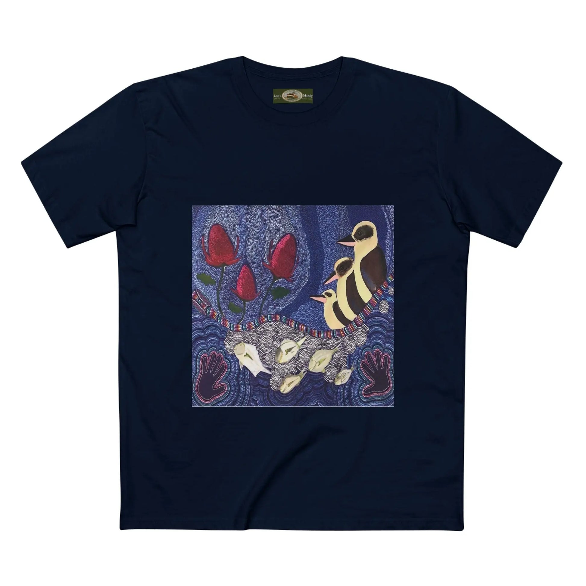 Australian Natives painting Northern Beaches printed T-Shirt 