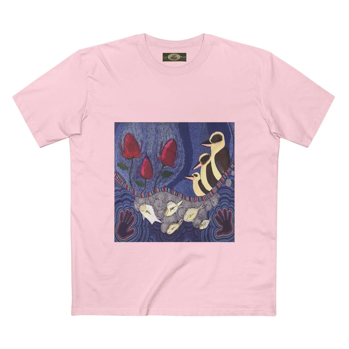 Australian Natives painting Northern Beaches printed T-Shirt 