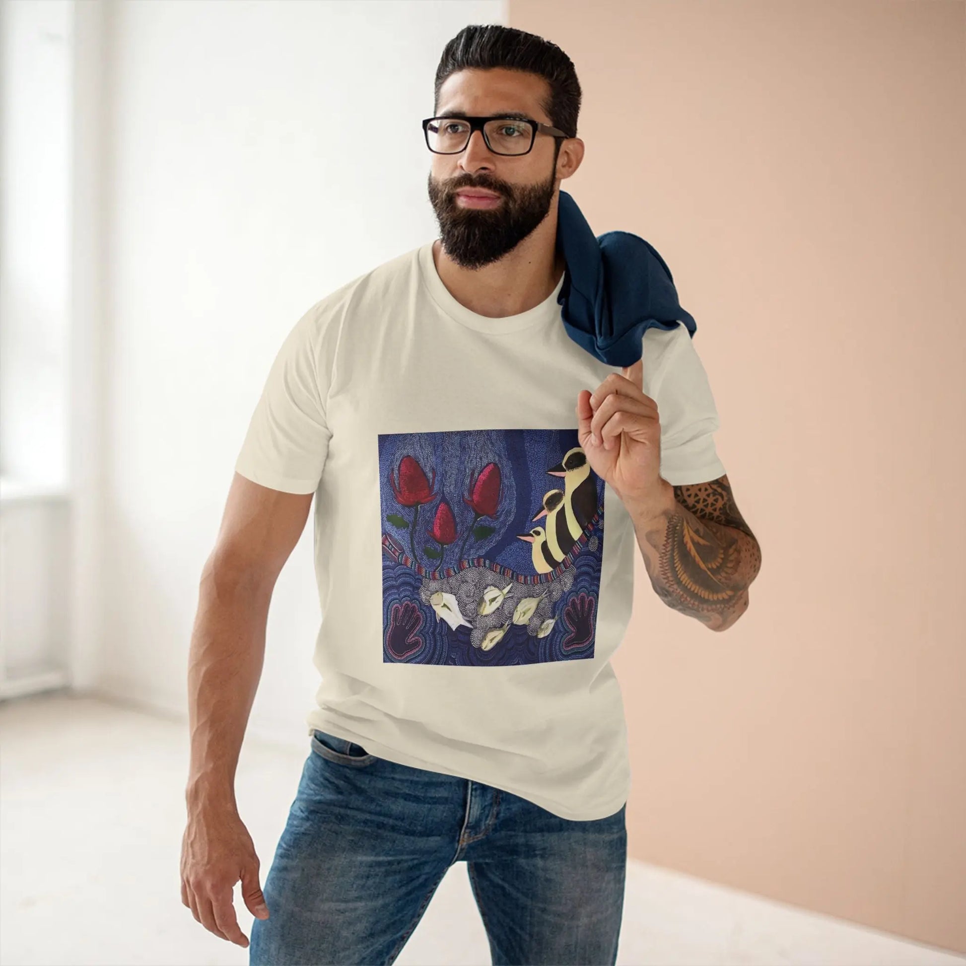 Australian Natives painting Northern Beaches printed T-Shirt 