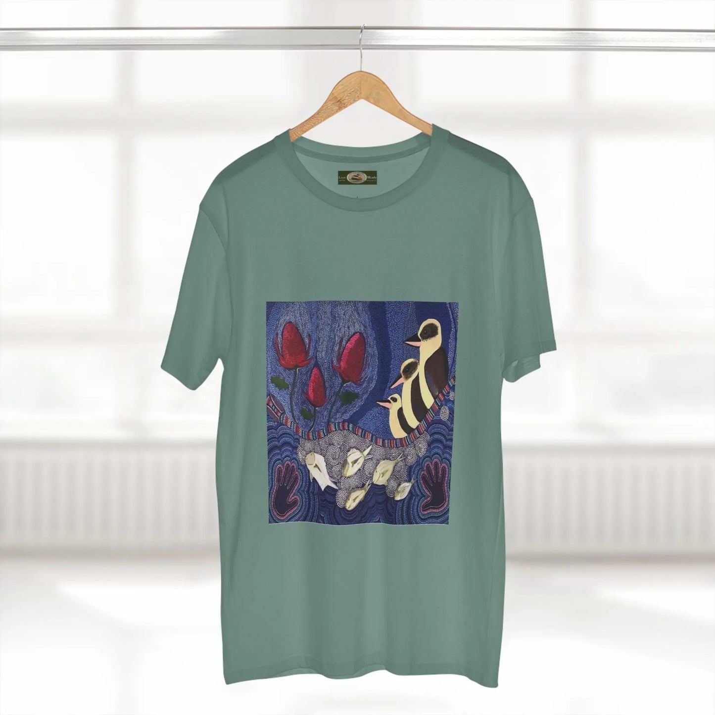 Australian Natives painting Northern Beaches printed T-Shirt 