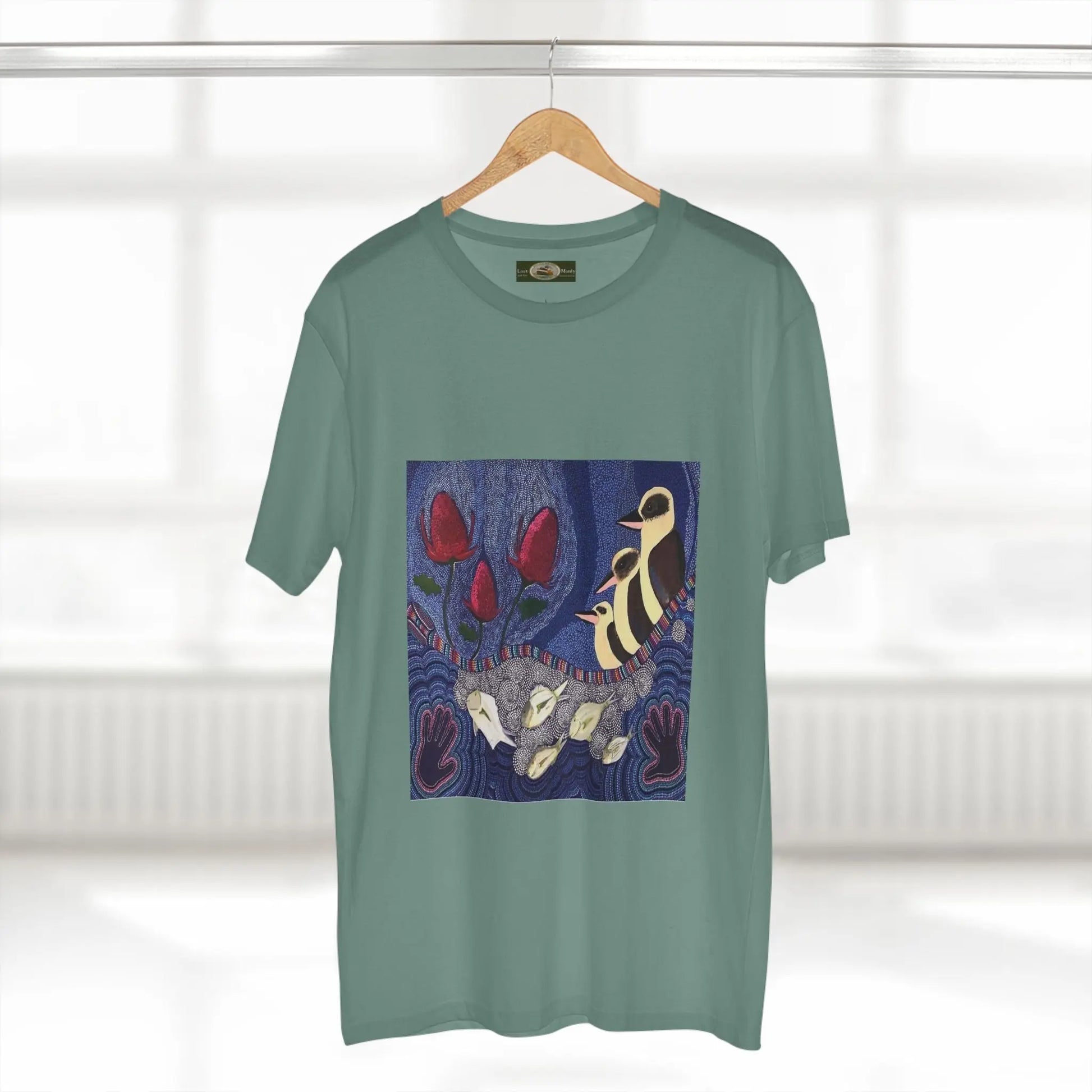 Australian Natives painting Northern Beaches printed T-Shirt 