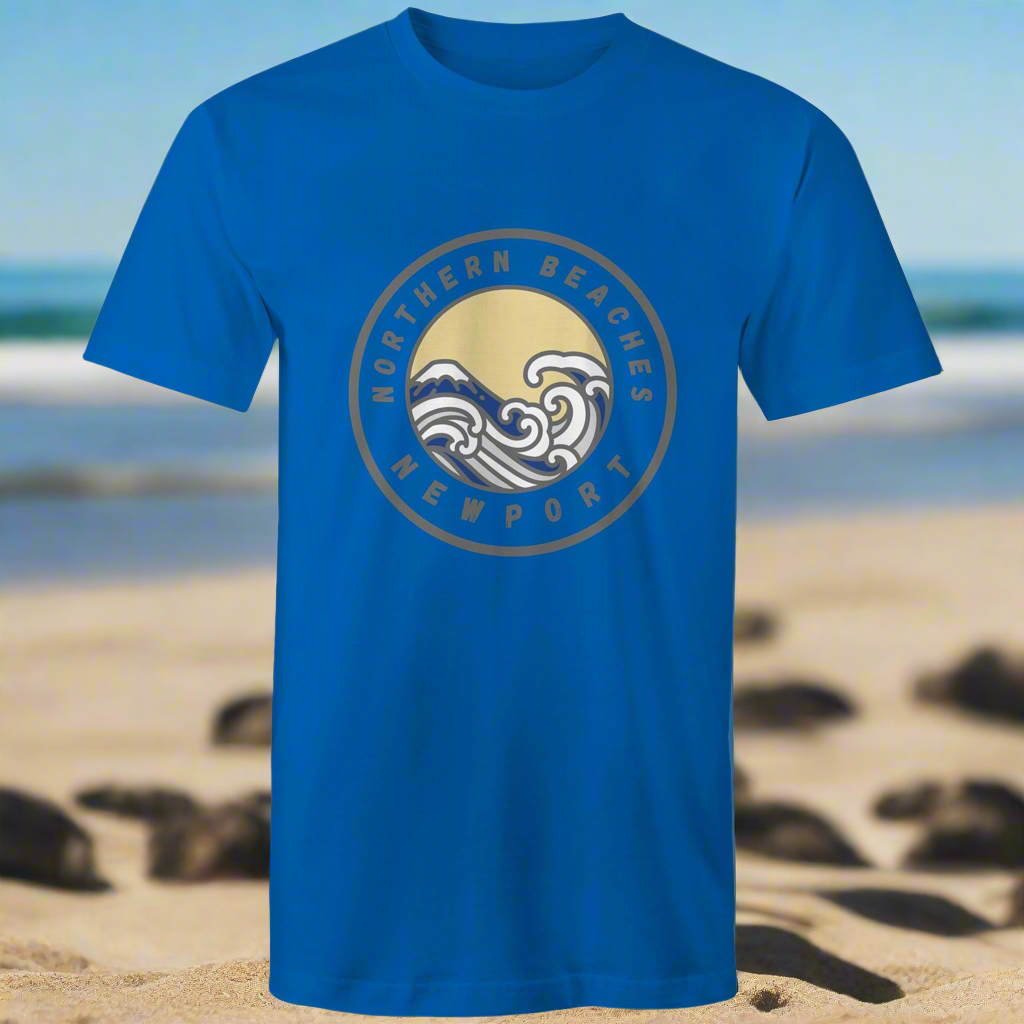 AS Colour Staple - Mens T-Shirt Newport logo front - Lost Manly Shop