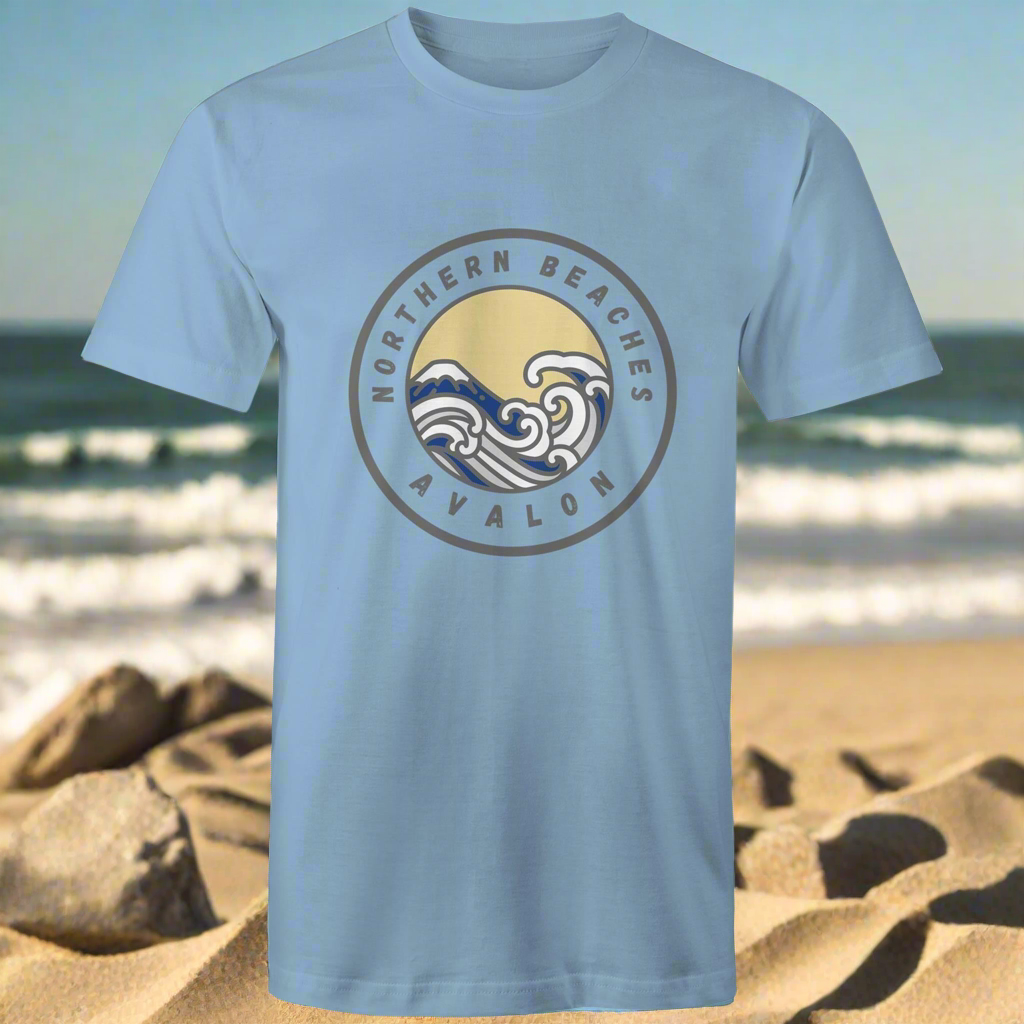 AS Colour Staple - Mens T-Shirt Avalon logo front - Lost Manly Shop