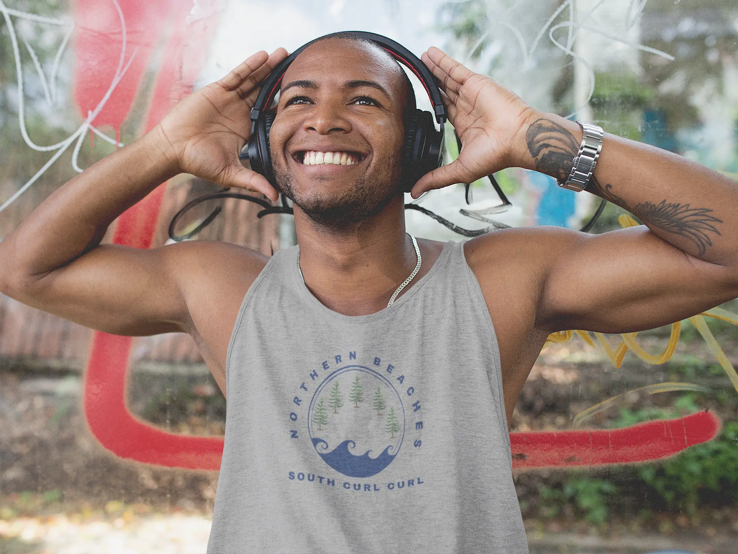 Bucket hat Northern Beaches logo 