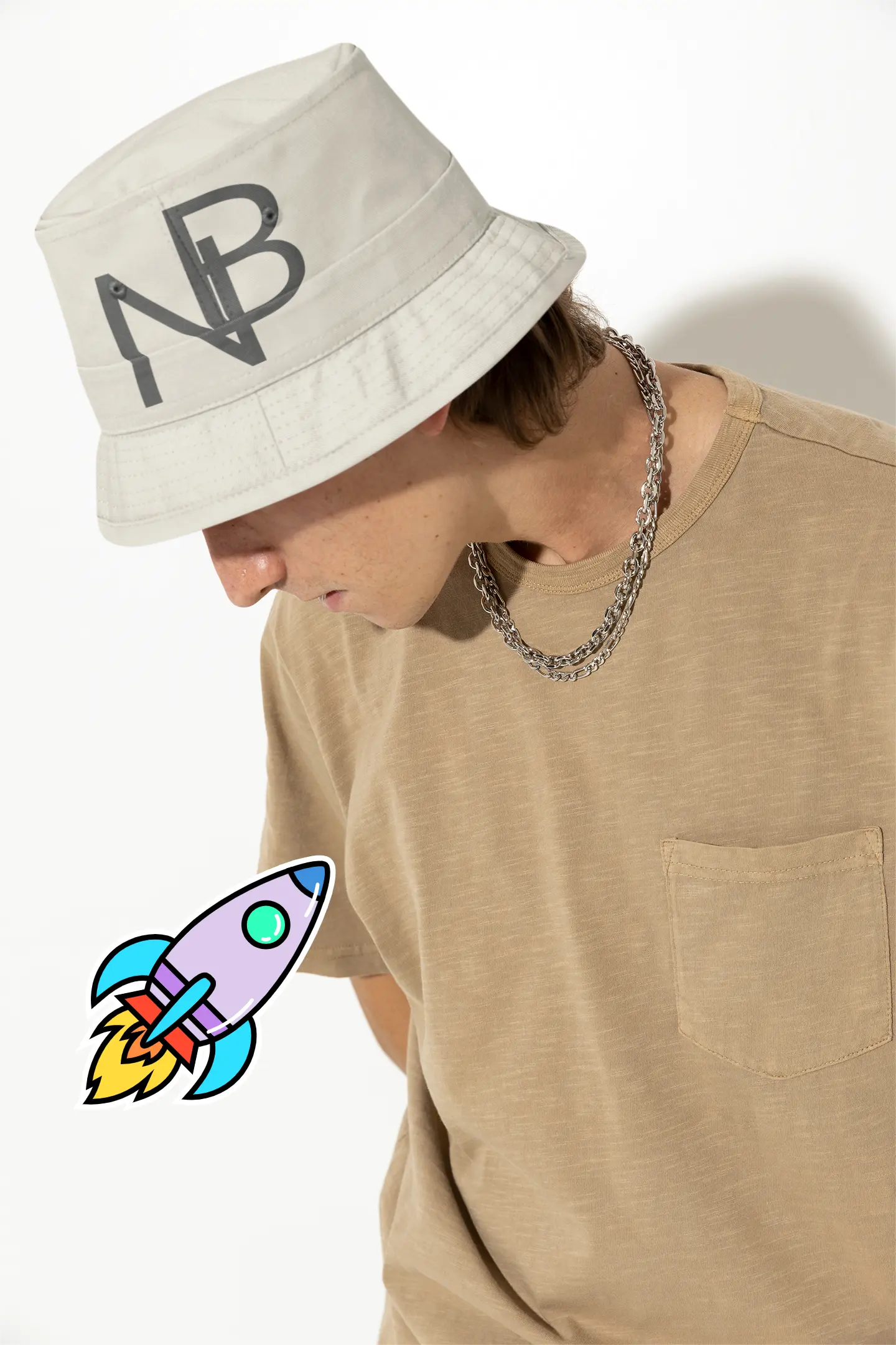 Bucket hat Northern Beaches logo 