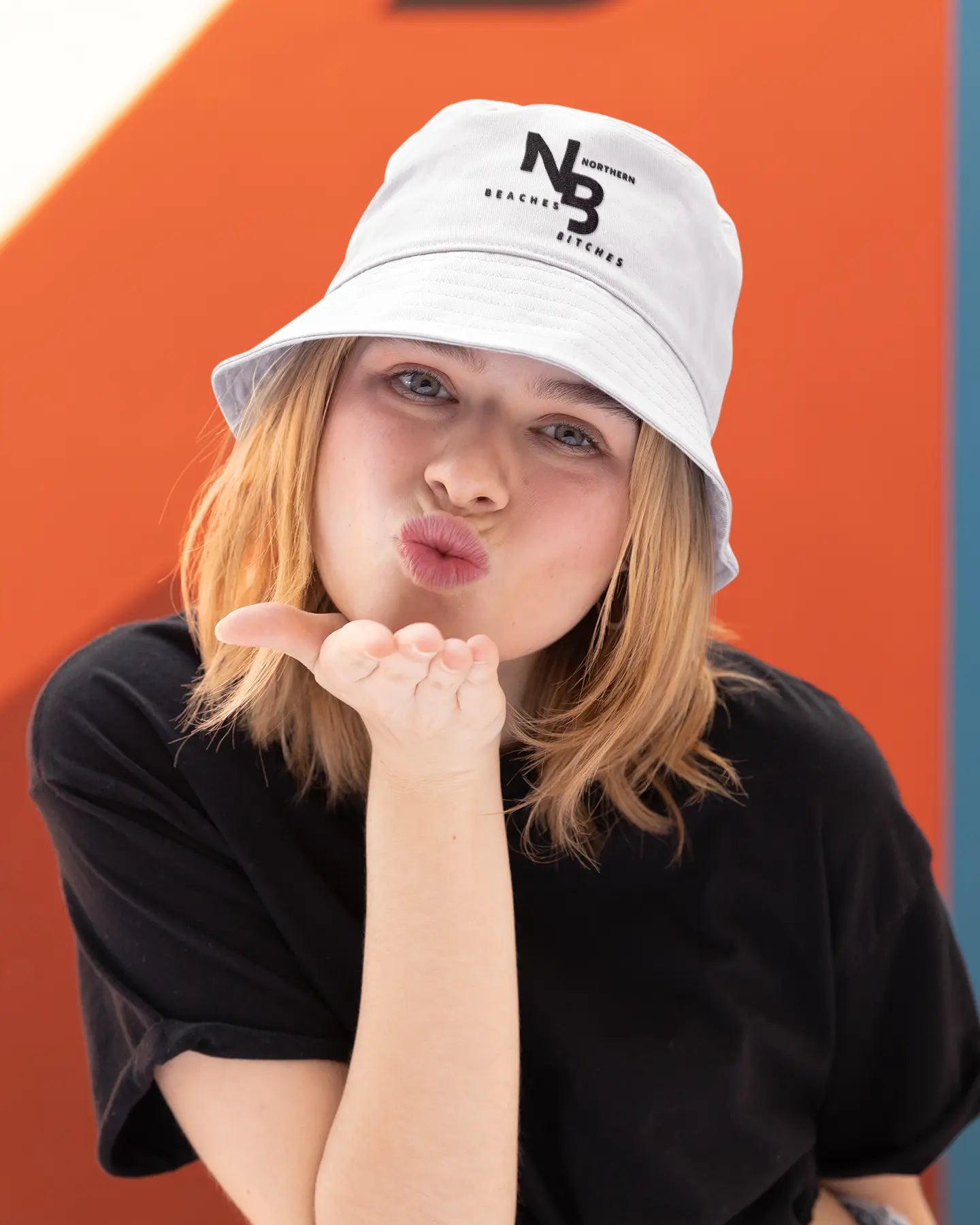 Bucket hat Northern Beaches logo 