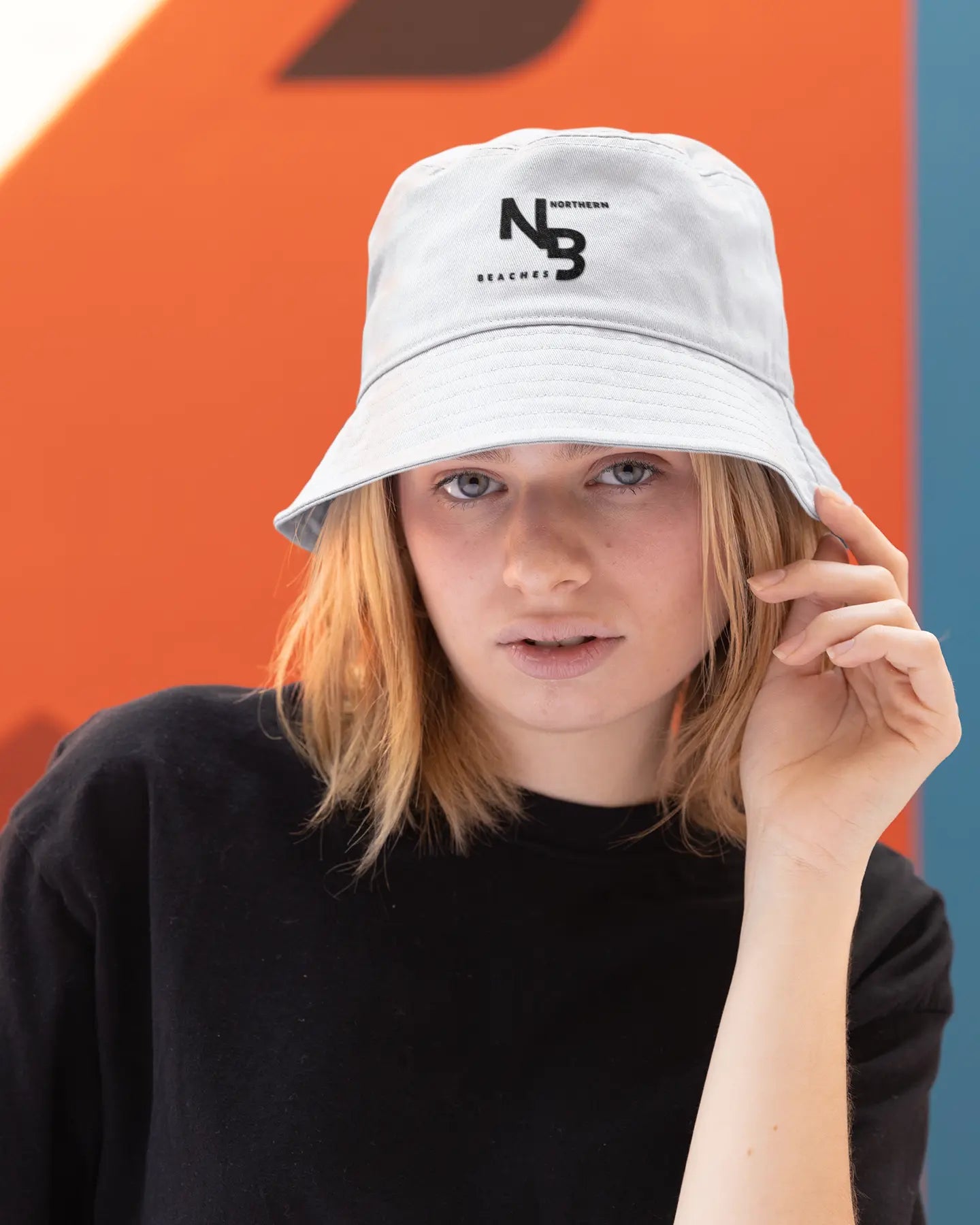 Bucket hat Northern Beaches logo 