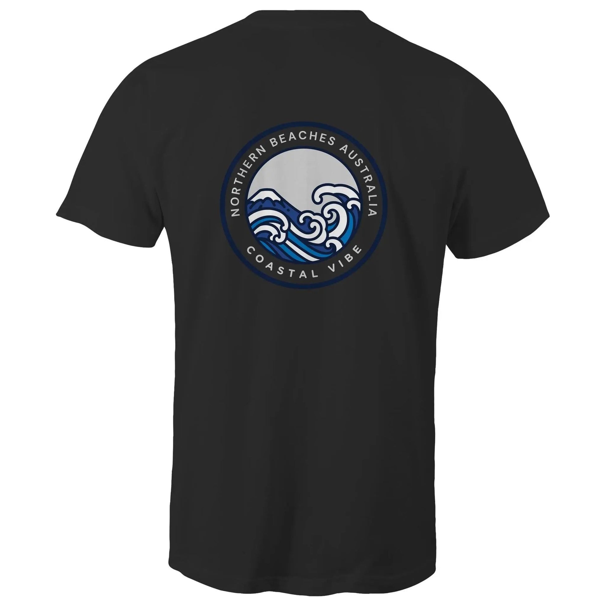 Coastal Vibe Northern Beaches Sydney Australia Printed Logo T-Shirt 