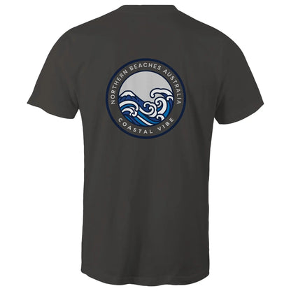 Coastal Vibe Northern Beaches Sydney Australia Printed Logo T-Shirt 