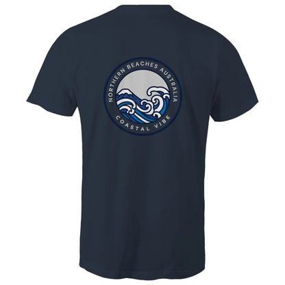 Coastal Vibe Northern Beaches Sydney Australia Printed Logo T-Shirt 