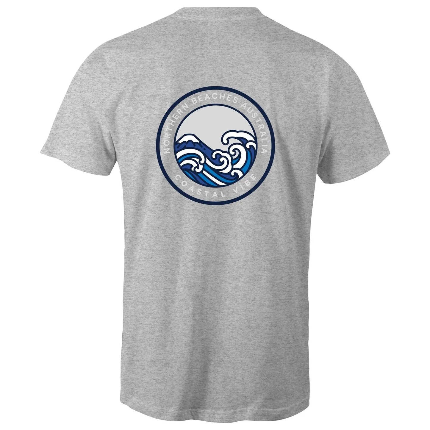 Coastal Vibe Northern Beaches Sydney Australia Printed Logo T-Shirt 