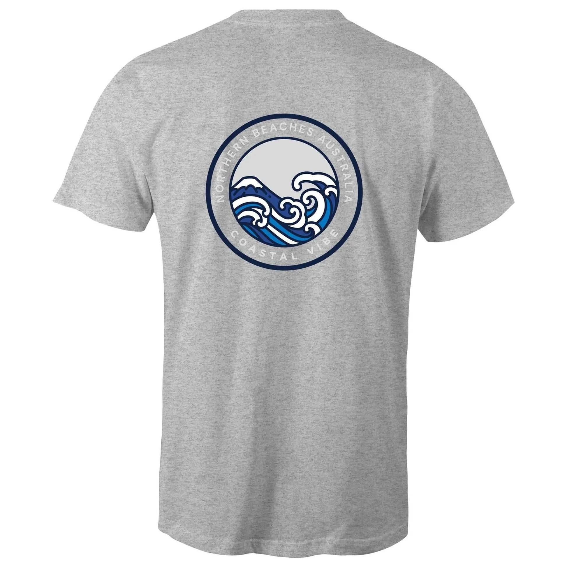 Coastal Vibe Northern Beaches Sydney Australia Printed Logo T-Shirt 