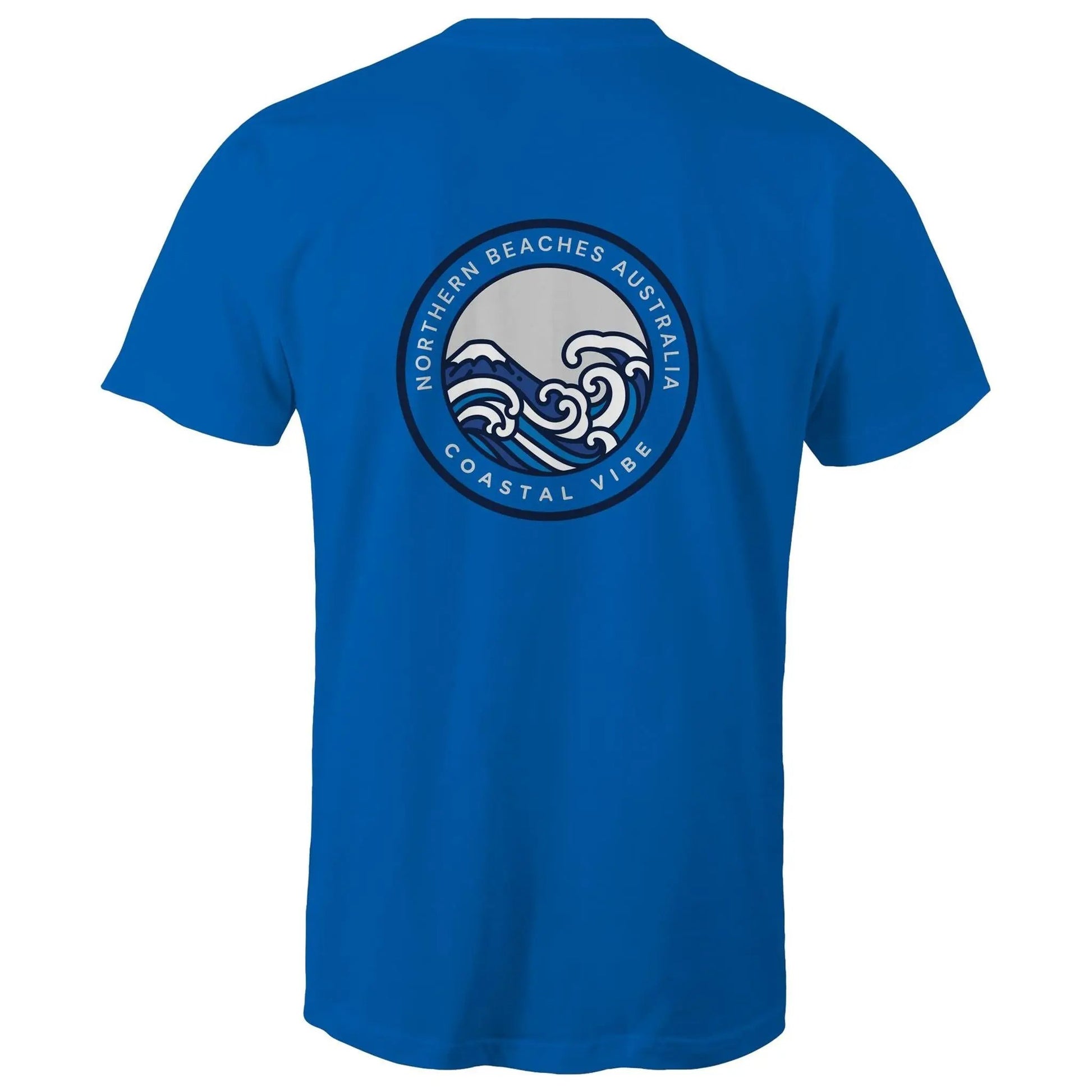 Coastal Vibe Northern Beaches Sydney Australia Printed Logo T-Shirt 