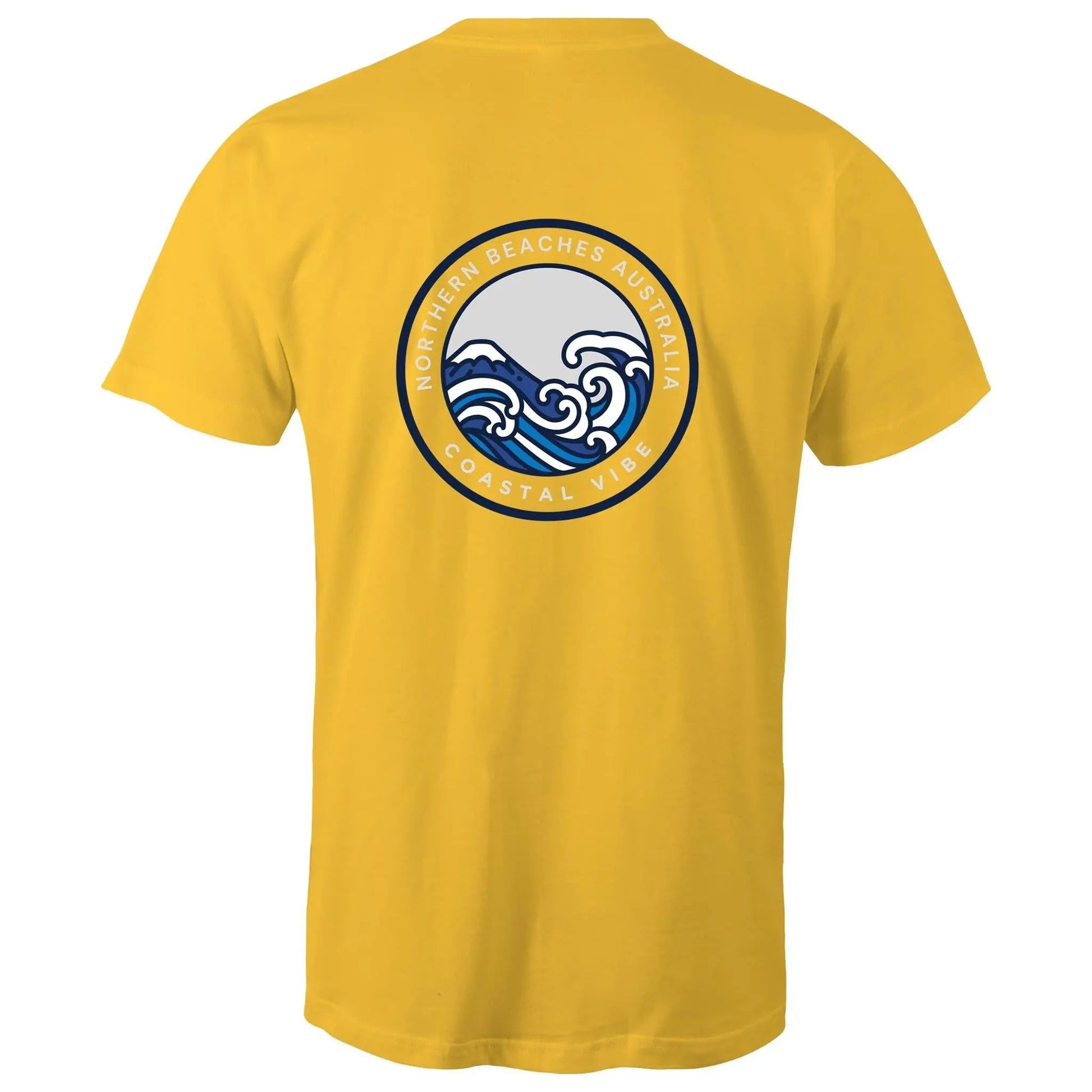 Coastal Vibe Northern Beaches Sydney Australia Printed Logo T-Shirt 