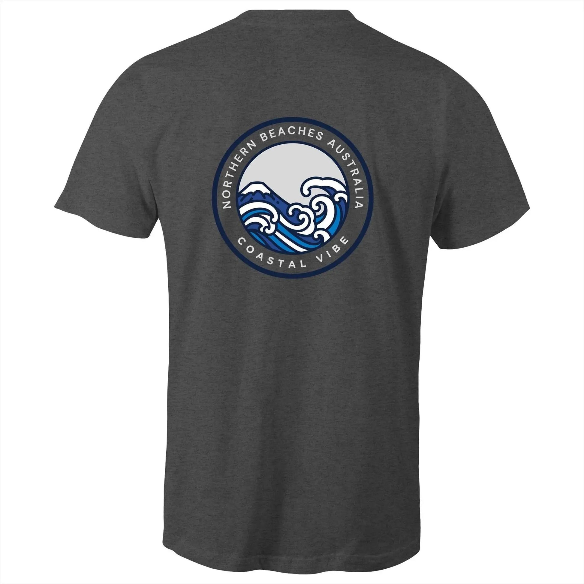 Coastal Vibe Northern Beaches Sydney Australia Printed Logo T-Shirt 