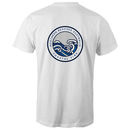 Coastal Vibe Northern Beaches Sydney Australia Printed Logo T-Shirt 