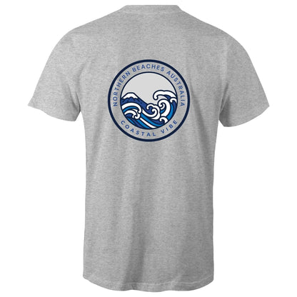 Coastal Vibe Northern Beaches Sydney Australia Printed Logo T-Shirt 