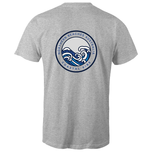 Coastal Vibe Northern Beaches Sydney Australia Printed Logo T-Shirt 