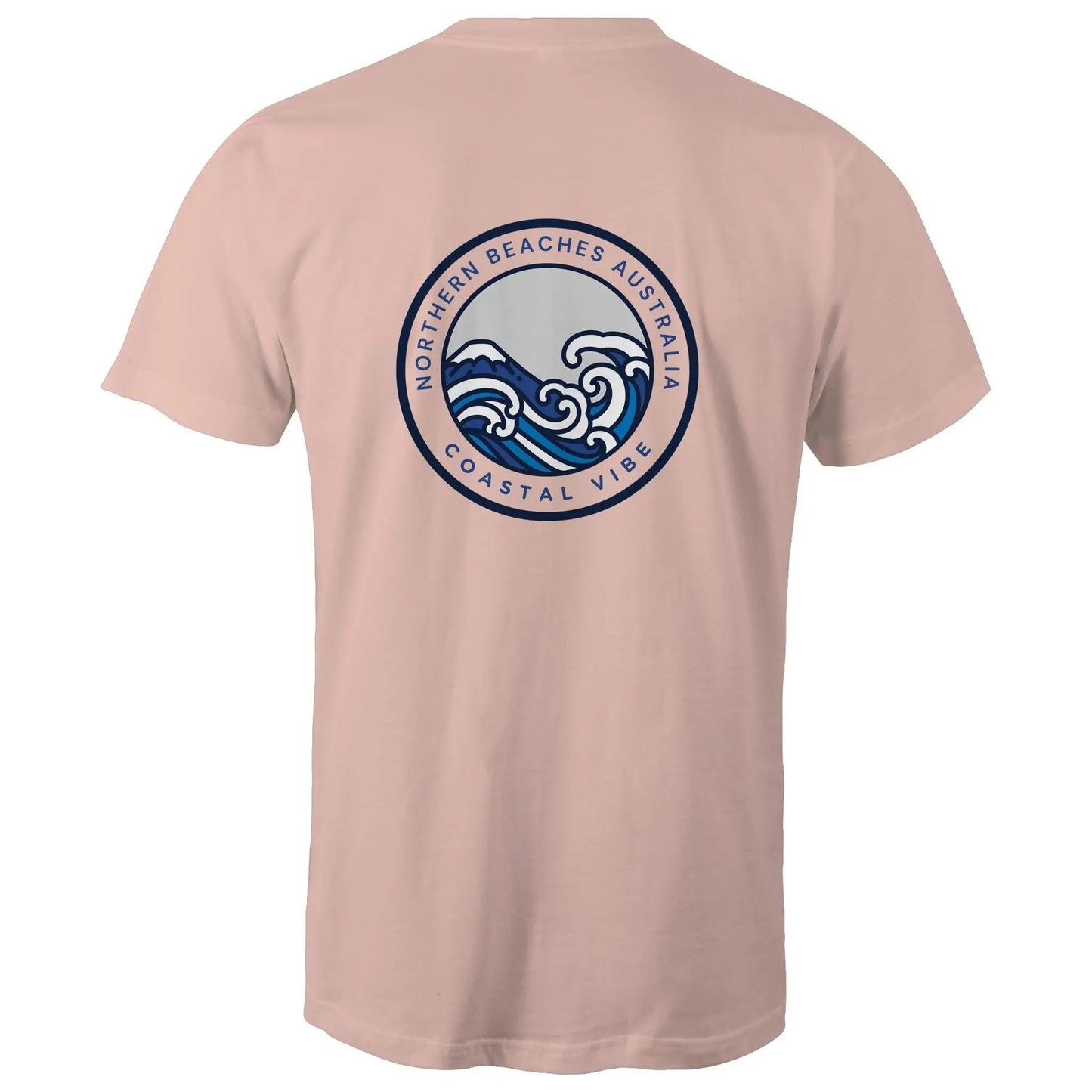 Coastal Vibe Northern Beaches Sydney Australia Printed Logo T-Shirt 