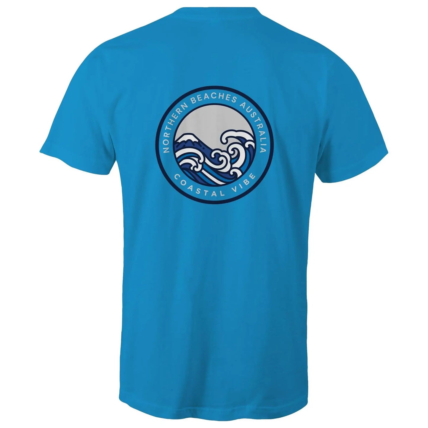 Coastal Vibe Northern Beaches Sydney Australia Printed Logo T-Shirt 
