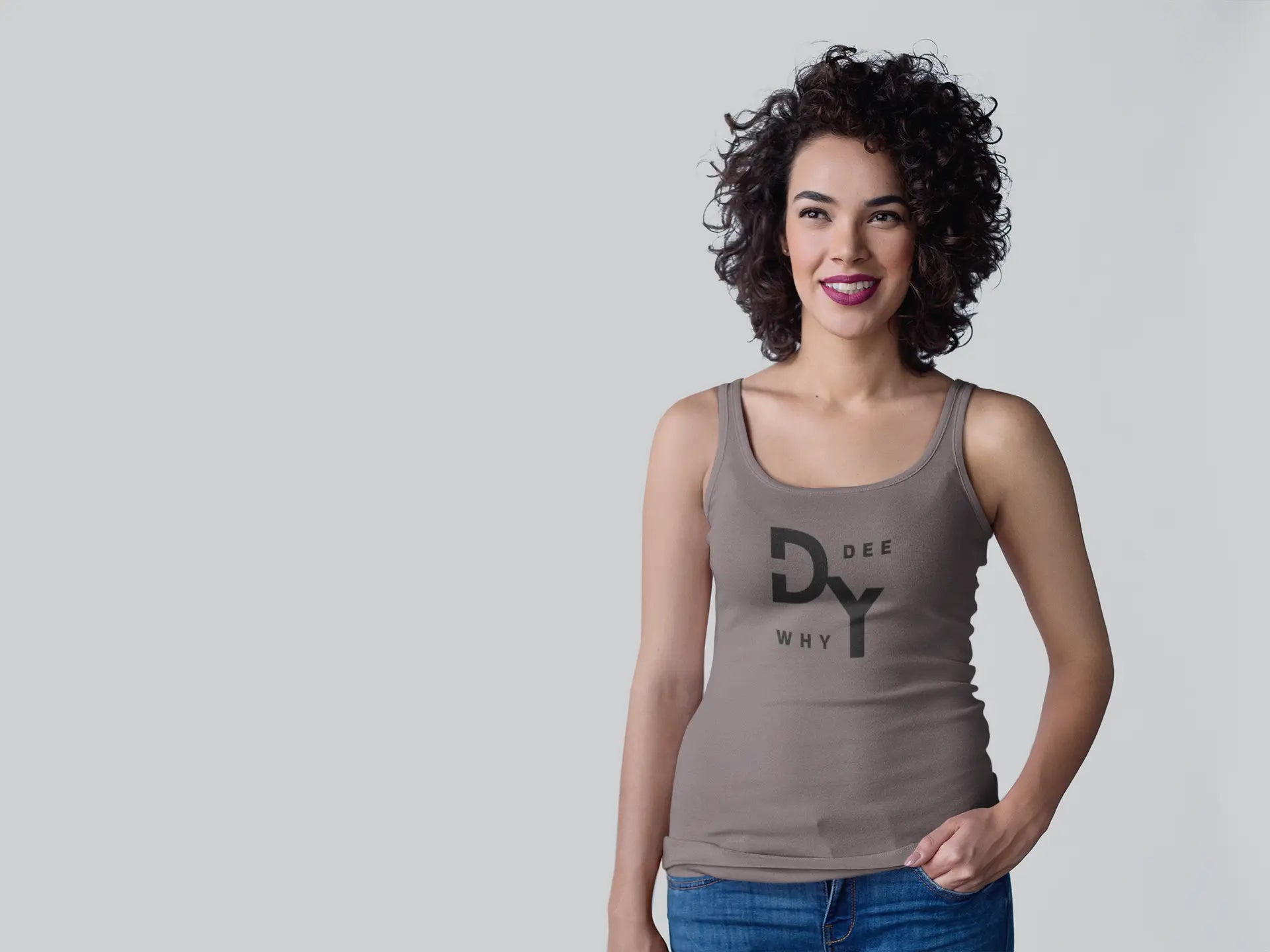 Cotton Singlet Northern Beaches custom logo 