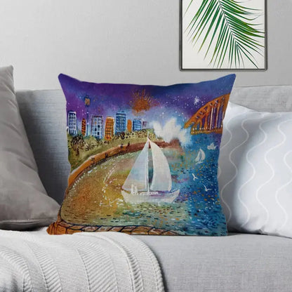 Cushion Cover Northern Beaches Art 