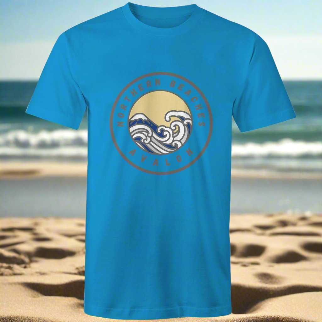 AS Colour Staple - Mens T-Shirt Avalon logo front - Lost Manly Shop