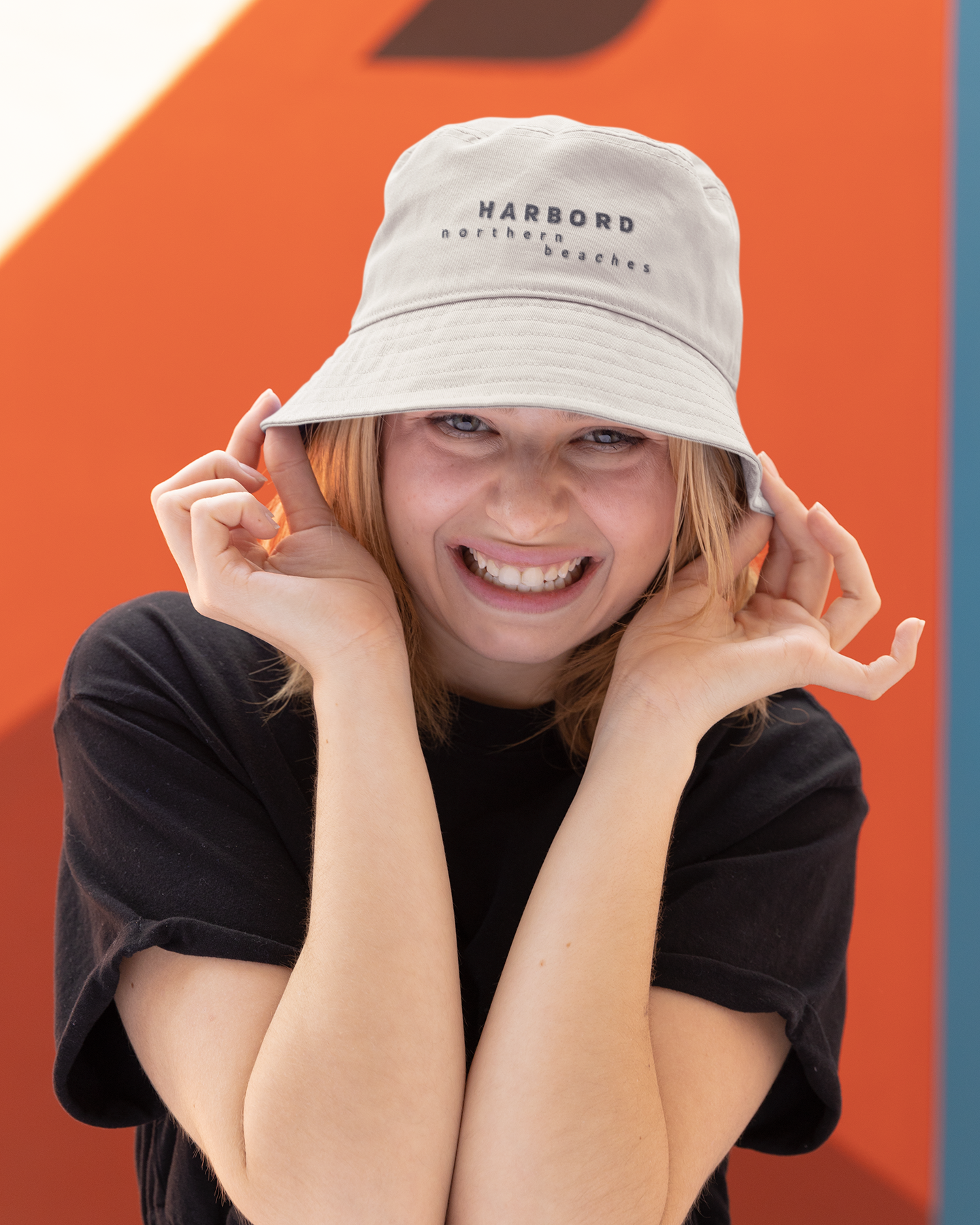HARBORD NB Bucket Hat with Custom Northern Beaches Logo Design