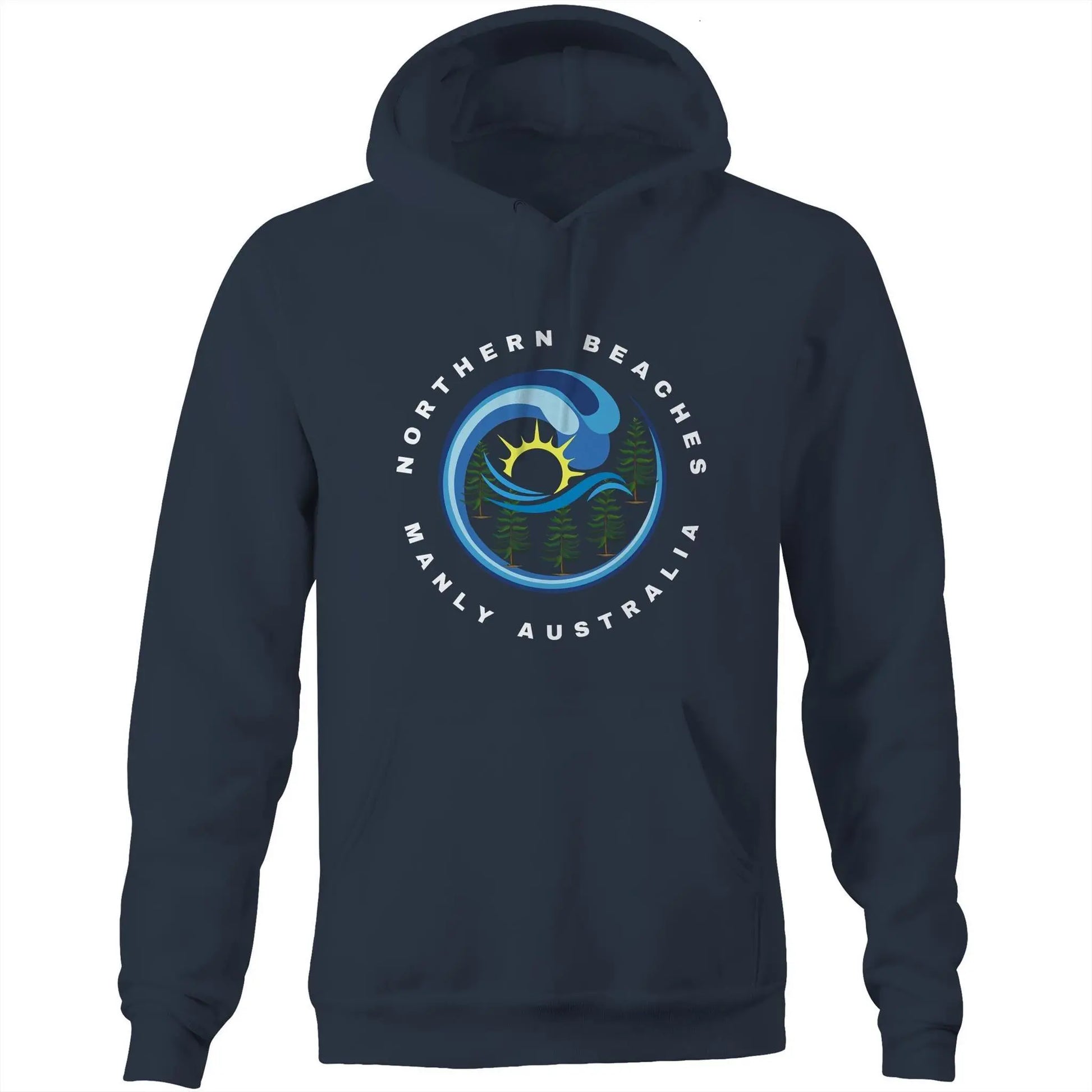 Hoodie Northern Beaches Manly logo 