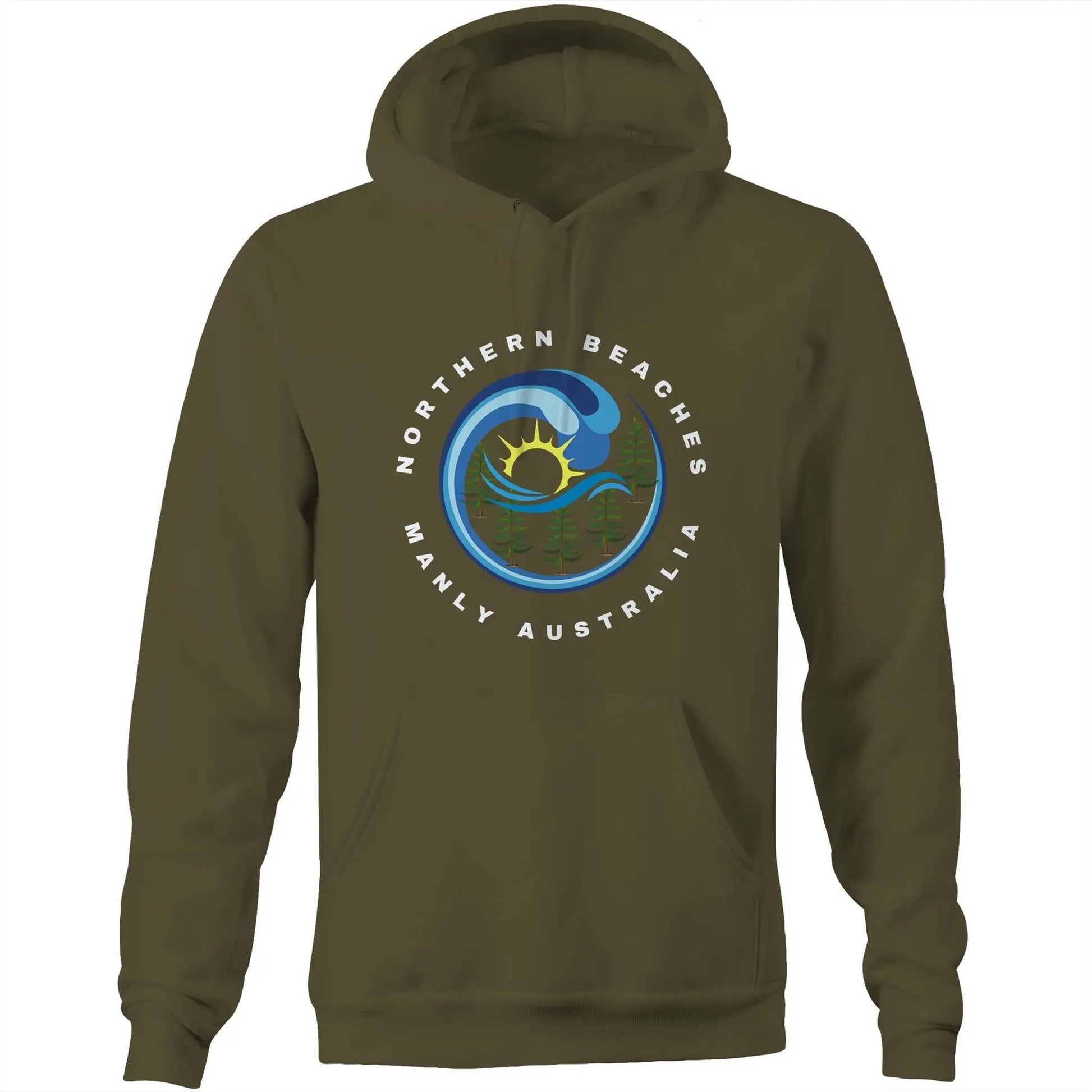 Hoodie Northern Beaches Manly logo 