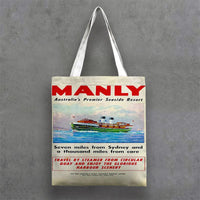 Colourful Canvas Totes Sydney By the Sea Art Designs Customisation - Lost Manly Shop
