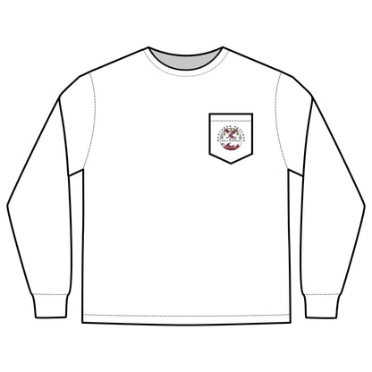 Long Sleeve Pocket T-Shirt Northern Beaches 2x custom logo 