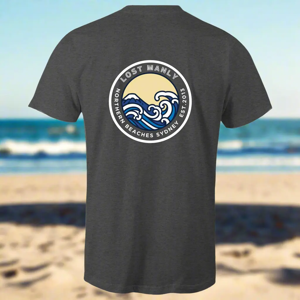 Lost Manly Logo T-Shirt 
