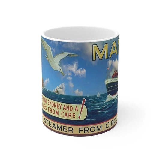 Lost Manly Maritime Vintage Nostalgia Mug 