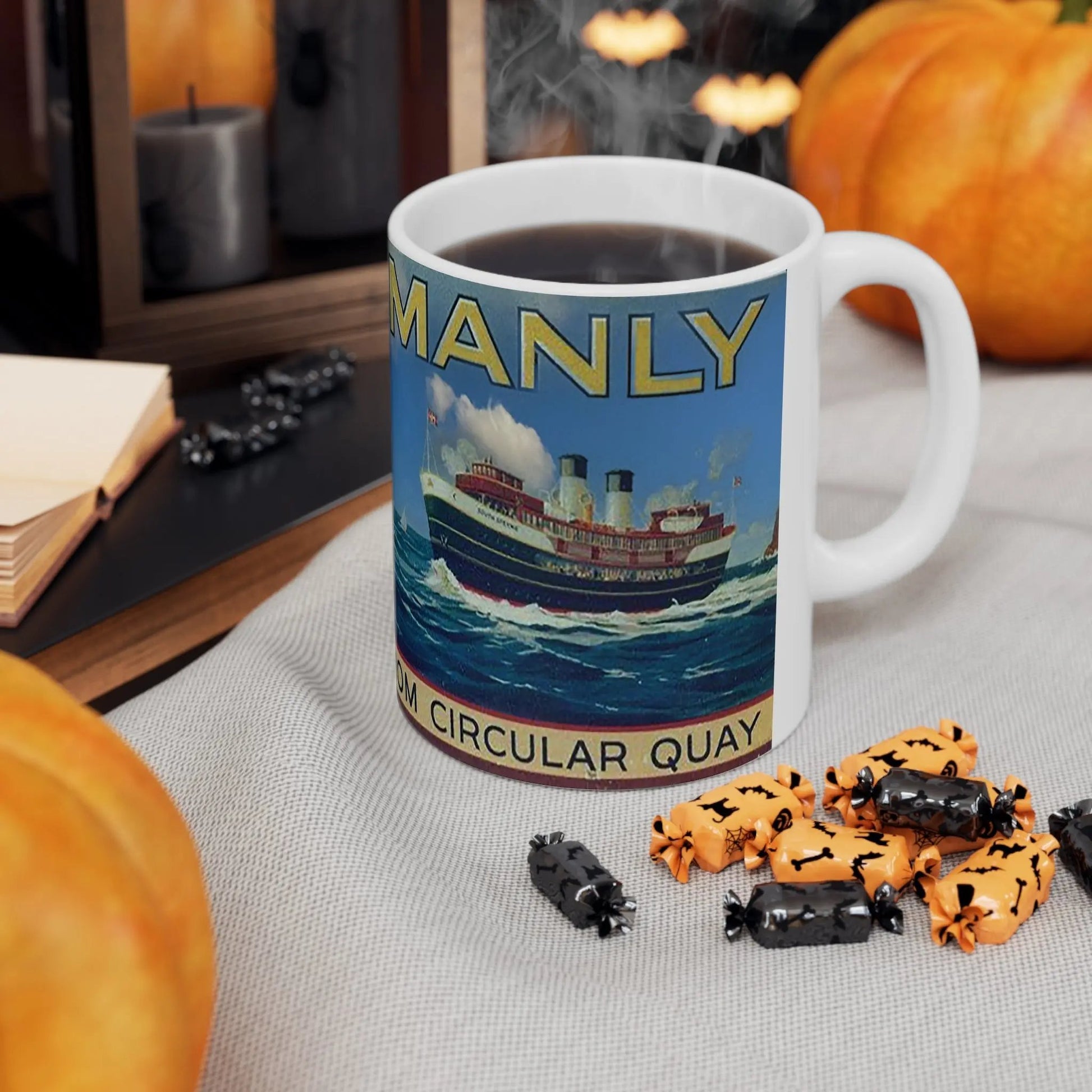 Lost Manly Maritime Vintage Nostalgia Mug 
