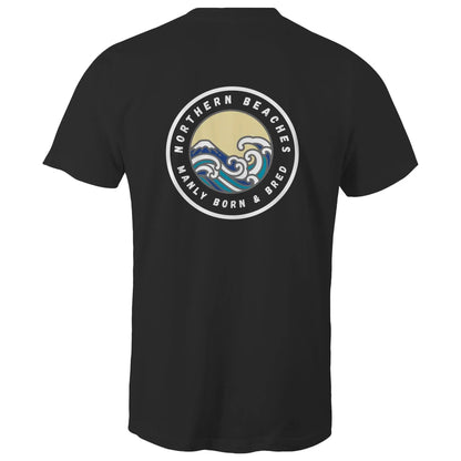 Manly Born and Bred Northern Beaches Sydney Australia Printed Logo T-Shirt 