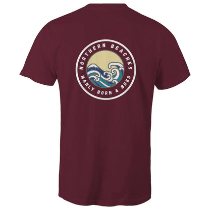 Manly Born and Bred Northern Beaches Sydney Australia Printed Logo T-Shirt 
