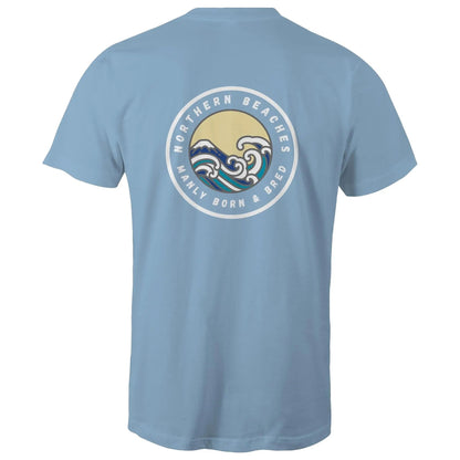 Manly Born and Bred Northern Beaches Sydney Australia Printed Logo T-Shirt 