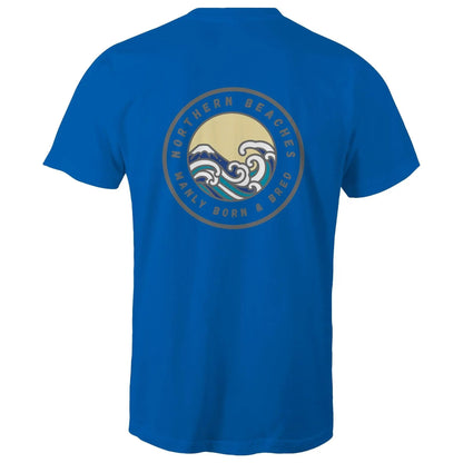 Manly Born and Bred Northern Beaches Sydney Australia Printed Logo T-Shirt 