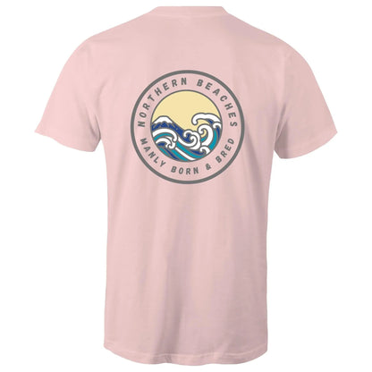 Manly Born and Bred Northern Beaches Sydney Australia Printed Logo T-Shirt 