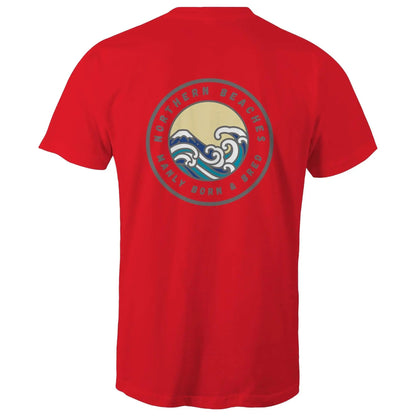 Manly Born and Bred Northern Beaches Sydney Australia Printed Logo T-Shirt 