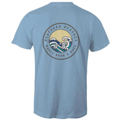 Manly Born and Bred Northern Beaches Sydney Australia Printed Logo T-Shirt 