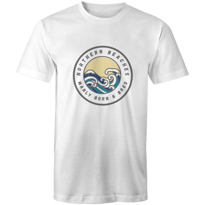 Manly Born n Bred Northern Beaches Sydney Australia Printed Logo T-Shirt 