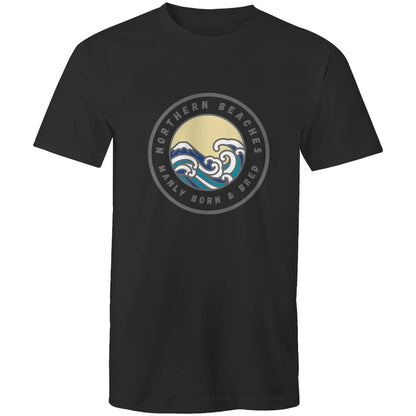 Manly Born n Bred Northern Beaches Sydney Australia Printed Logo T-Shirt 