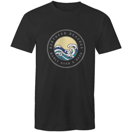 Manly Born n Bred Northern Beaches Sydney Australia Printed Logo T-Shirt 