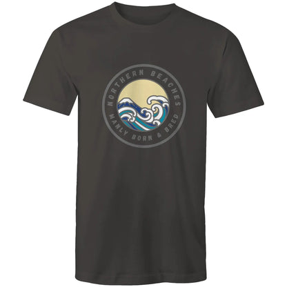 Manly Born n Bred Northern Beaches Sydney Australia Printed Logo T-Shirt 